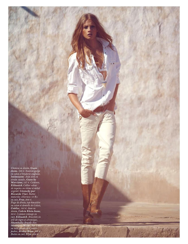 Anna Selezneva para Vogue Paris abril 2012
