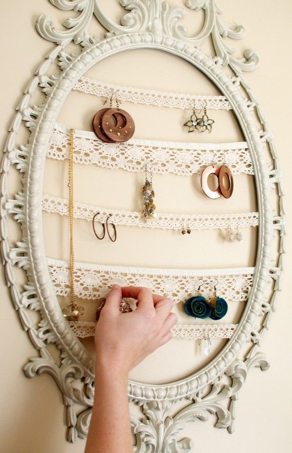 DIY ideas para organizar joyas 
