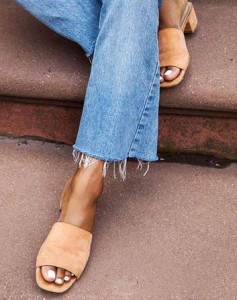 STREET STYLE- Vaqueros deshilachados y desiguales