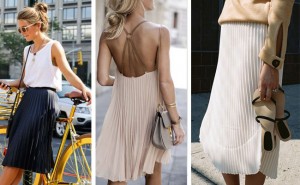 3 Tendencias que tienes que llevar esta temporada el plisado